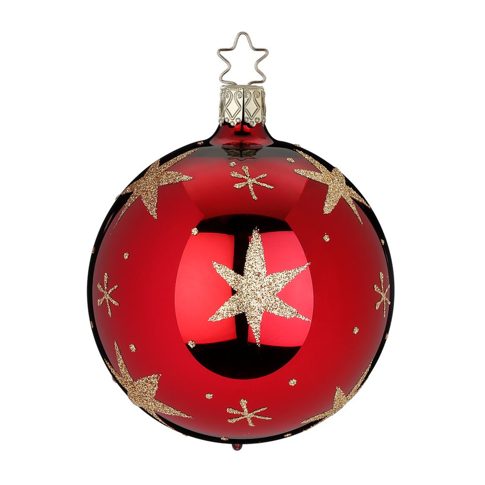 inge-glas-sternenlicht-christbaumkugel-8-cm-rot-classic-2 image 1