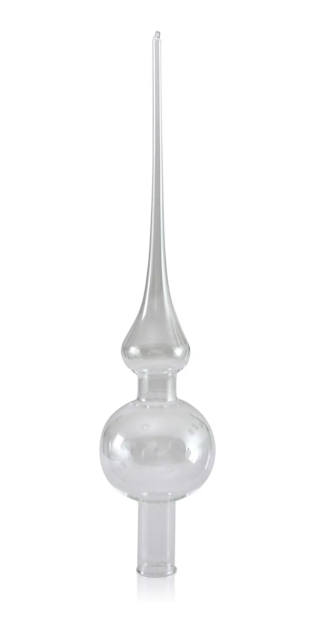 lauschaer-glas-christbaumspitze-klarglas-6-cm image 1