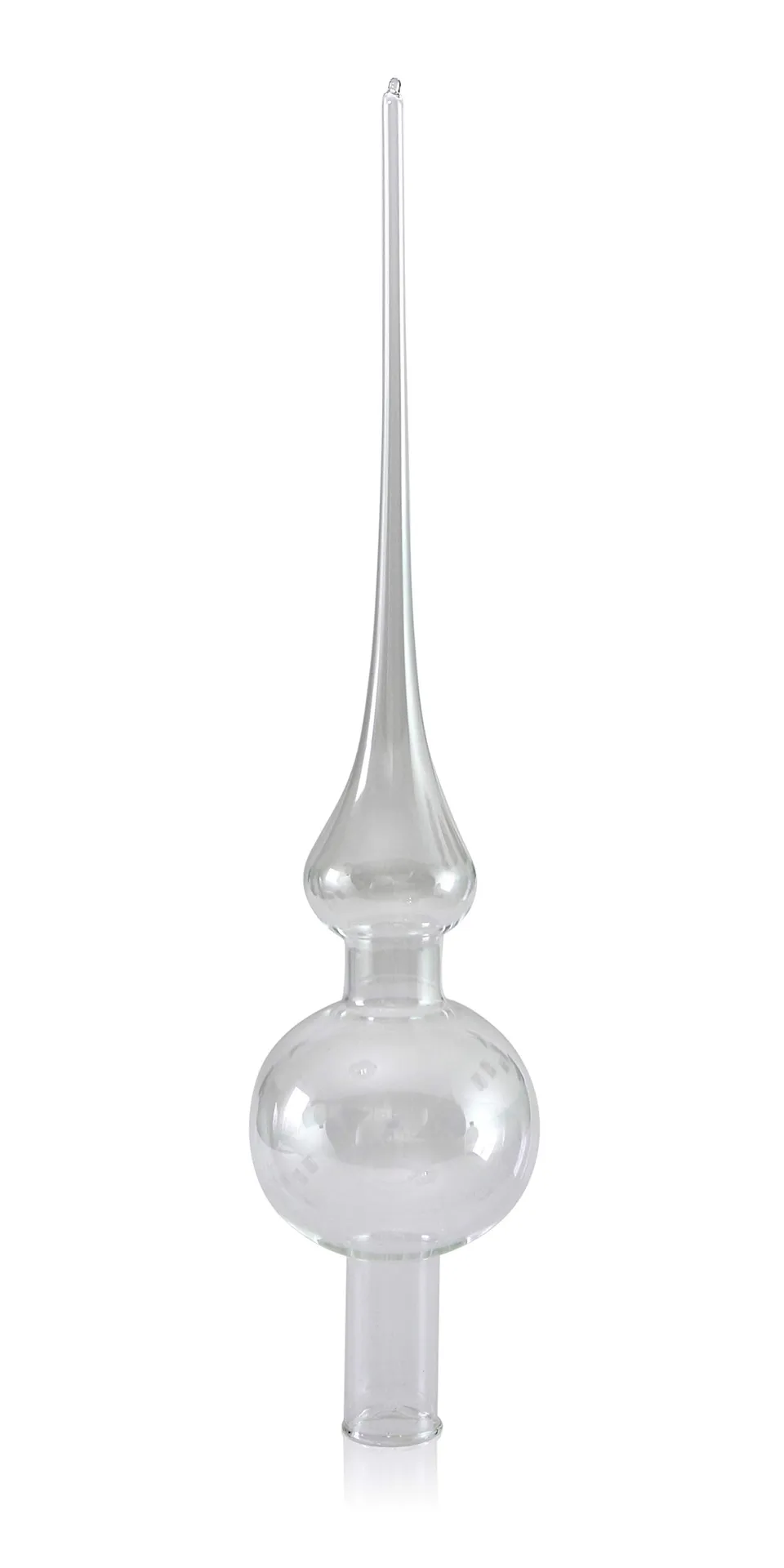 lauschaer-glas-christbaumspitze-klarglas-6-cm image 1