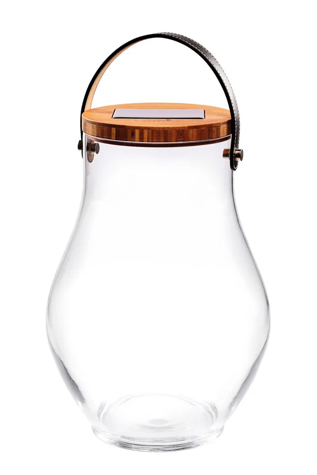 krinner-lumix-deco-glass-bold-solar-deko-glas-mit-bambusdeckel image 1