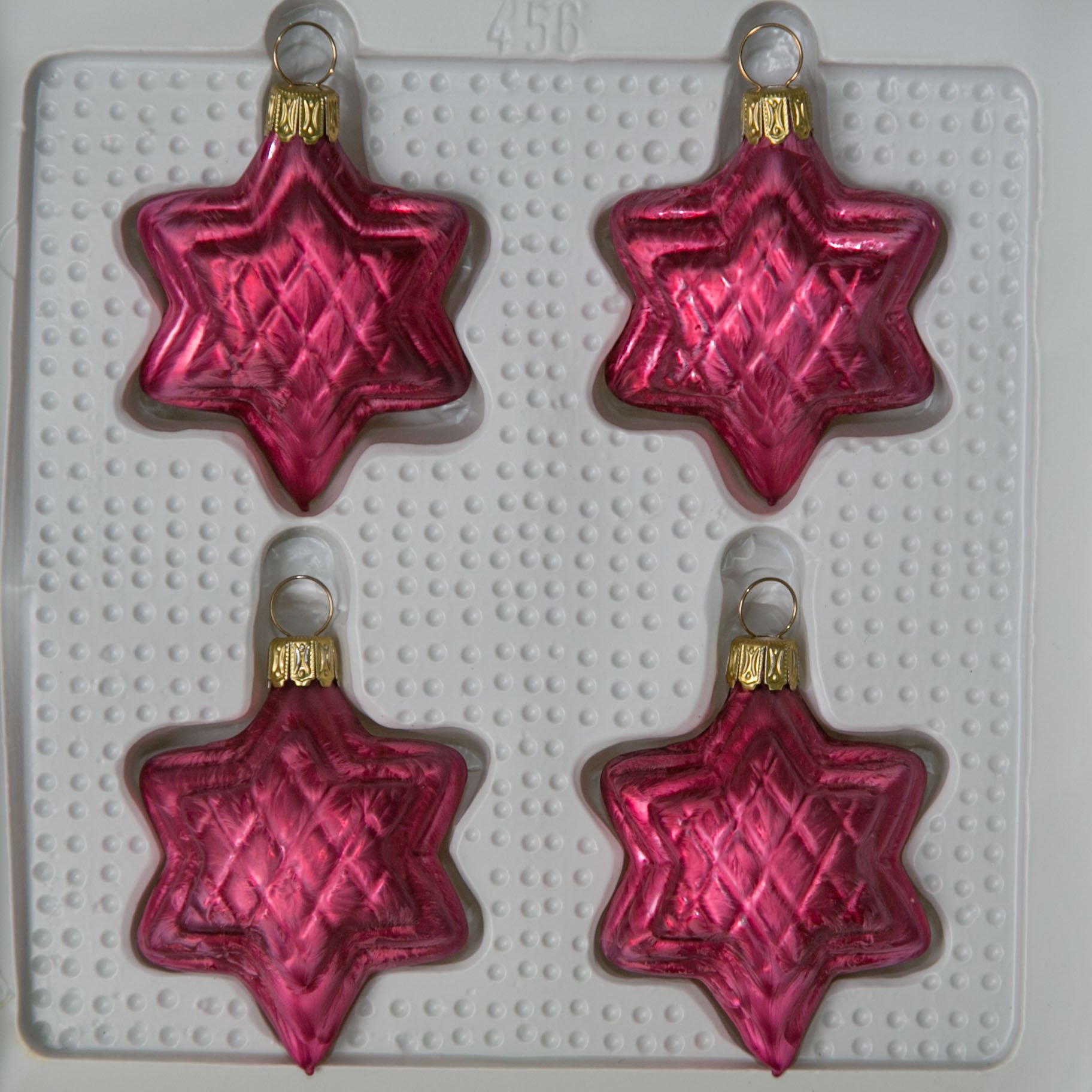 lauschaer-glas-sterne-eislack-beere-4-st-ck-christbaumschmuck image 1
