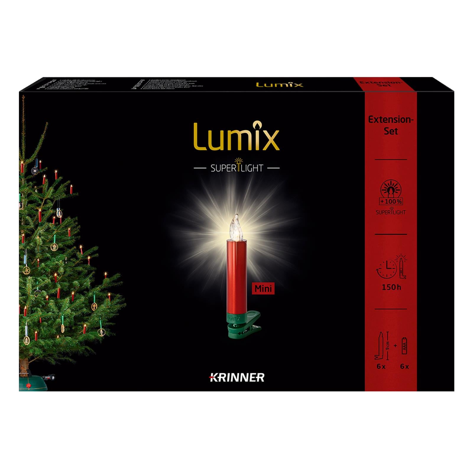 krinner-lumix-superlight-metallic-rot-mini-erweiterung-6er image 1
