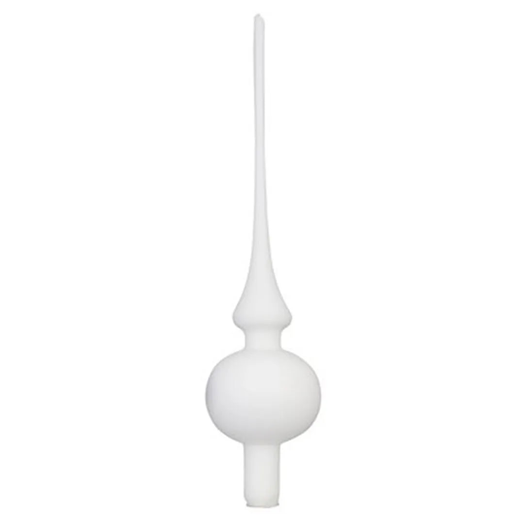 inge-glas-manufaktur-spitze-christbaumspitze-aus-glas-porzellanwei-matt-7-x-30-c image 1