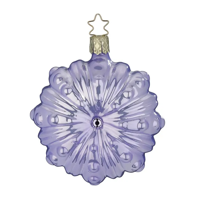 inge-glas-blumenornament-christbaumkugel-lila-9-cm image 1