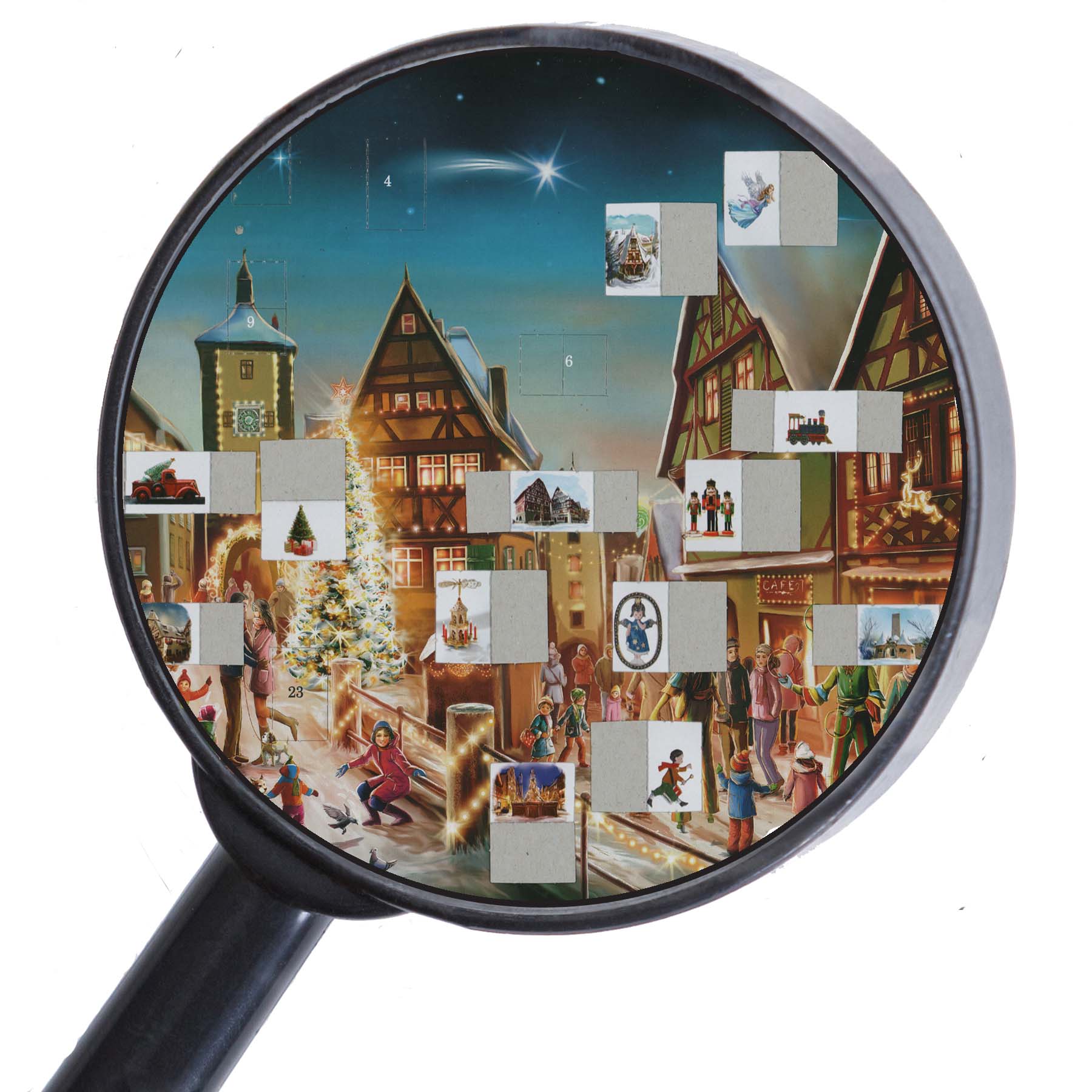 sellmer-verlag-adventskalender-rothenburg-a3-papier-adventskalender-querformat-s image 3