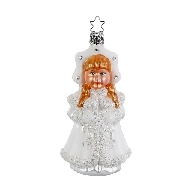 inge-glas-schneefl-ckchen-christbaumschmuck-12-5-cm-wei image 1