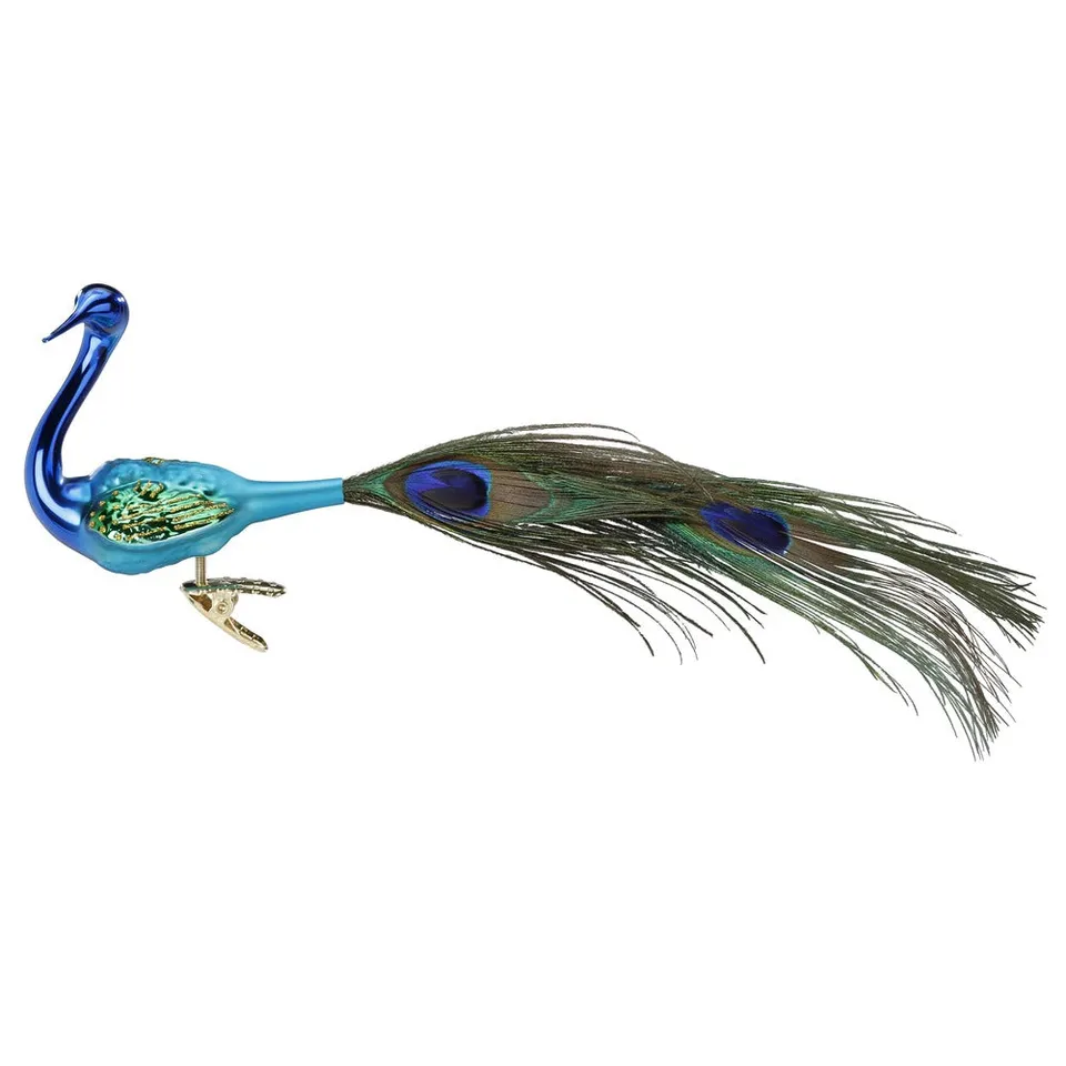 inge-glas-bezaubernder-pfau-glas-baumschmuck-8-5-cm image 1