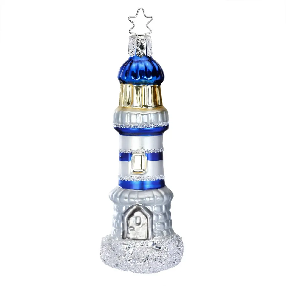inge-glas-leuchtturm-glas-anh-nger-12-5-cm-maritim image 1