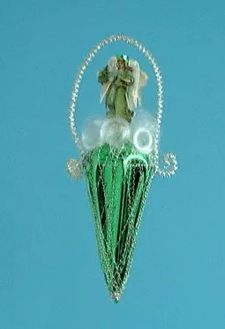 lauschaer-glas-schirm-mit-bild-umsponnen-christbaumschmuck-mundgeblasen image 1
