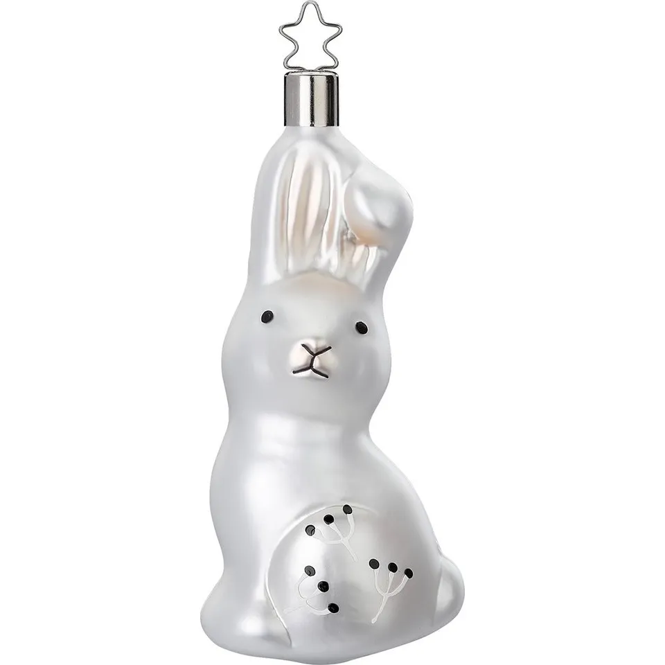 inge-glas-neugieriger-hase-13-cm-glas-anh-nger-wei image 1