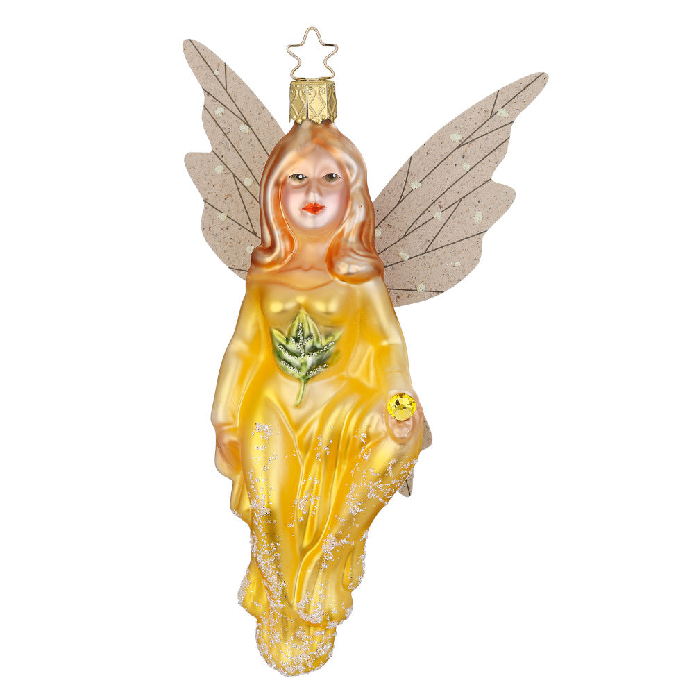 inge-glas-sitara-glas-ornament-15-5-cm-gelb image 1