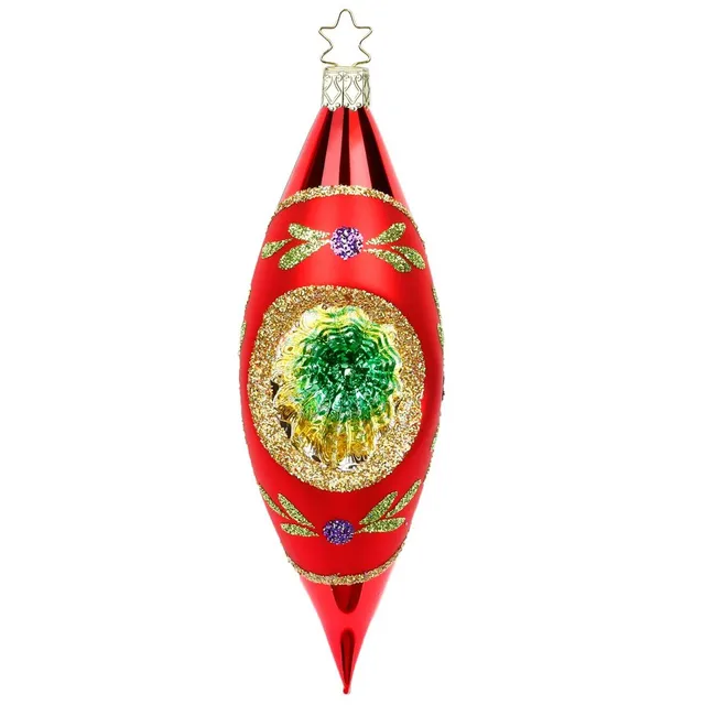 inge-glas-funkelnder-reflex-rot-15-cm-handgefertigter-christbaumschmuck-aus-glas image 1