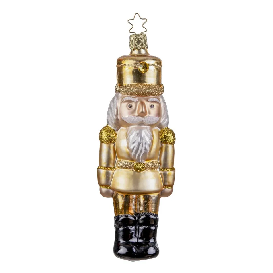 inge-glas-goldener-nussknacker-glasanh-nger-15-cm image 1