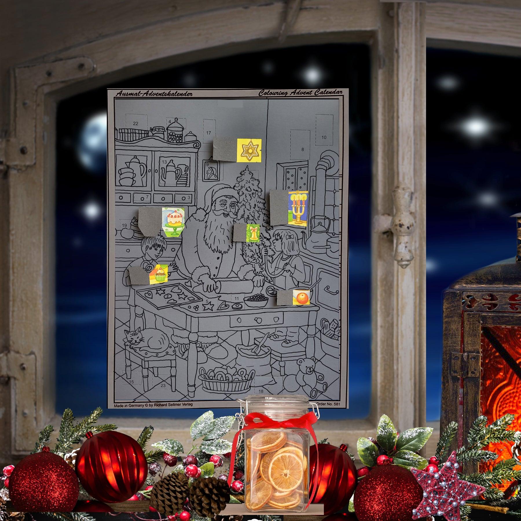 sellmer-verlag-ausmal-adventskalender-backen-mit-dem-weihnachtsmann image 2