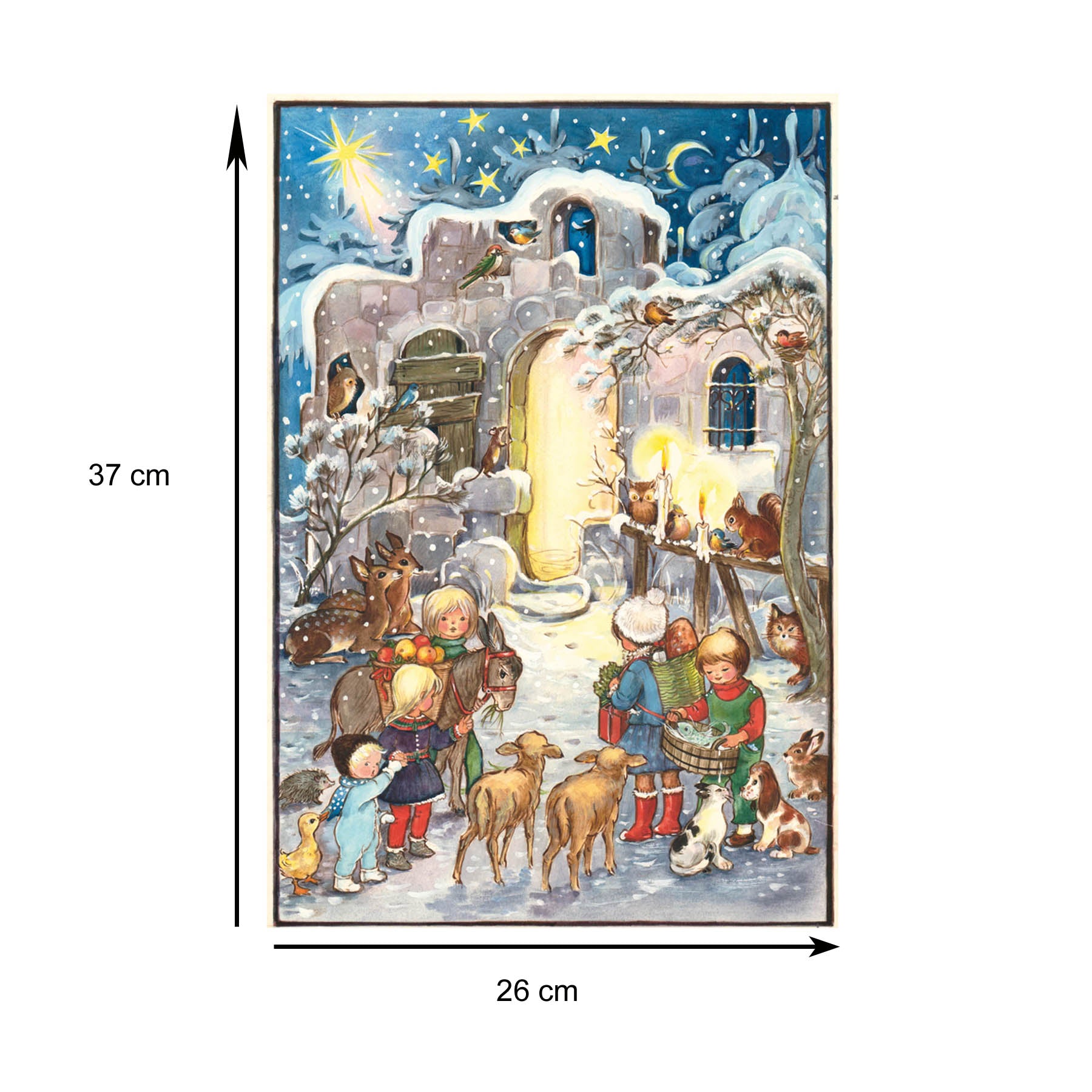 sellmer-verlag-adventskalender-kommet-herbei-hochformat-ca-27-x-37-cm-mit-3-d-ef image 7